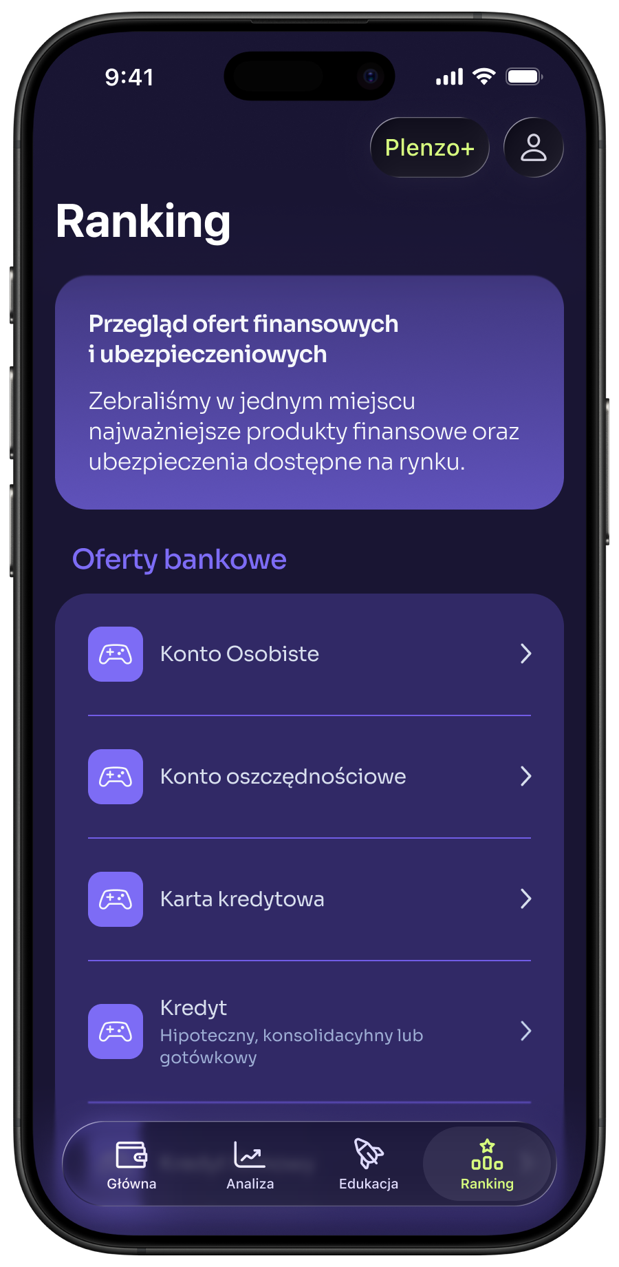 Plenzo phone preview